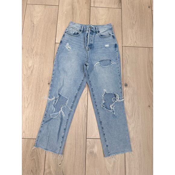 PacSun Women’s High Rise Straight Jeans Size 27 Light wash - Picture 2 of 10